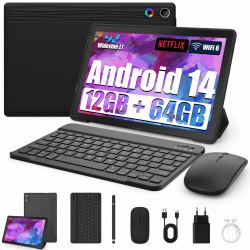 Tablet 10 Zoll 8-in-1 Kit Android 14 Tablet PC 🚀