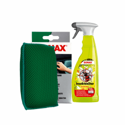 🚗 SONAX Insektenschwamm Fahrzeugpflege + Insektenstar Insektenentferner Spezialreiniger 🧼