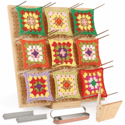 Coopay Granny Square Spanner Groß, 33 x 33 cm Blocking Board Häkeln 🧶🪡