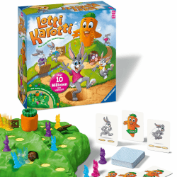 🎲 Ravensburger Kinderspiele 22343 - Lotti Karotti - Wettlaufspiel für Kinder ab 4 Jahren 🐰🥕