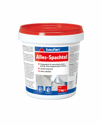🏗️🎨 Baufan Alles-Spachtel Weiß 1kg | Zum Ausbessern & Glätten von mineralischen Untergründen