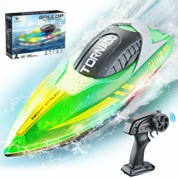 JONRRYIN Ferngesteuertes Boot mit LED-Licht 🚤