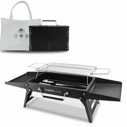 🔥 Charmline 34x23cm Foldable Portable Holzkohlegrill 🔥