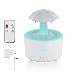 Regenschirm Luftbefeuchter 300ml mit 7 Farbwechselnden Lichtern