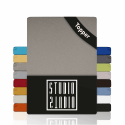 🌟 STUDIO Basic Topper Spannbettlaken 180x200cm - Markenqualität 🌟