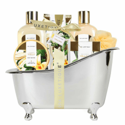 SPA LUXETIQUE Damen Bade Geschenkset 🌸 - Beauty Set für Frauen 8 tlg. 🎁