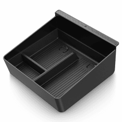 Spigen Tesla Model Y 2025 Juniper Model 3 Highland 2024 2025 Mittelkonsole Organizer Armlehnenablage Zubehör - Carbon Edition 🚗💼🔋