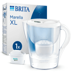 🌊 BRITA Wasserfilter Kanne Marella XL weiß (3,5l) inkl. 1x MAXTRA PRO All-in-1 Kartusche 🌟