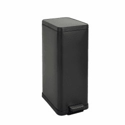 🗑️ SVITA STM18 Mülleimer - 18l, Softclose-Deckel, Fußpedal - Schwarz