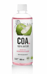 Angebot: COA. Rohes Bio-Kokoswasser (12x500ml)