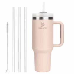 🌺🌟 WALLFID 40oz Thermobecher aus Edelstahl 🌺🌟