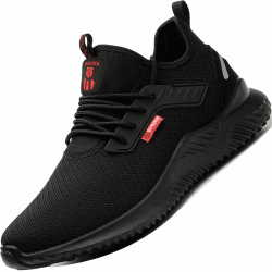 👟🔒 SUADEX Sicherheitsschuhe Herren Arbeitsschuhe Damen Leicht Atmungsaktiv Stahlkappenschuhe Unisex Sneaker mit Stahlkappe