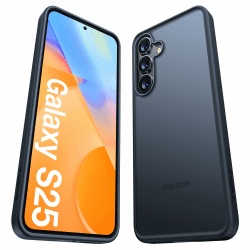 📱 TORRAS Samsung Galaxy S25 Hülle [TOP Militärschutz] Schwarz