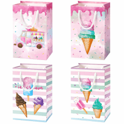 🍦 WERNNSAI Aquarell Video Spiel Partytüten - 16 Stück Papiertüten für Jungen Kinder Spiel Partyzubehör 🎉