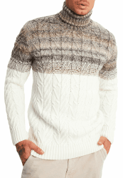 Leif Nelson Herren Rollkragenpullover mit Wolle-Anteil! 🧣🍂❄️