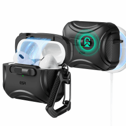 🔥 ESR AirPods Pro 2 Hülle Cyber-Serie Schwarz 🔥