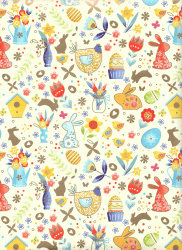 🎁🐰 Hochwertiges ARKRAFT Geschenkpapier Set - Ostern Design 🌿🇮🇹
