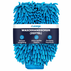 🚗 LICARGO® Zottel-Waschhandschuh Auto 🧼 - Extrem weiche & saugstarke Mikrofaser 🌟