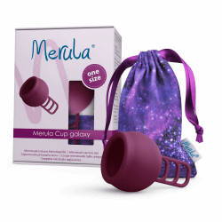 Sonderangebot: Merula Cup Galaxy (Violett) - Menstruationstasse 🌌