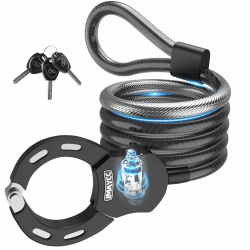 🔒 IMAYCC E Scooter Schloss Mit Schlüssel, 100CM Schloss für E Scooter 🛡️
