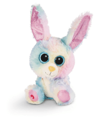 NICI Glubschis: Das Original – Rainbow Candy 15 cm – Kuscheltier Hase mit großen Augen 🌈🐰