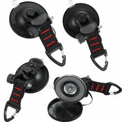 BBTO 4 Stücke Saugnapf Anker mit Befestigung Haken 🚗🏕️