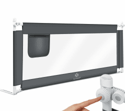 🛏️ KESSER® Bettgitter 180cm Bettschutzgitter für Kinder Babybettgitter 🌟