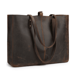 Damen Handtasche Vintage Crazy Horse Leder 🌟 Große Shopper Tote Bag Schultertasche Arbeitstasche Datingstasche