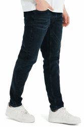 Smith & Solo Herren Jeans Slim Fit 🌟 Hosen Stretch Hose 36W / 32L Blau-schwarz