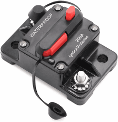 Schutzschalter 50-300A,Leitungsschutzschalter 50 AMP Reset Sicherung 12-48V DC Sicherung Auto Boot Leistungsschalter(200A) 🛠️