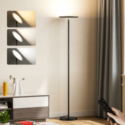 Moderne LED Stehlampe für Wohnzimmer mit Fernbedienung 🌟