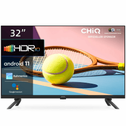 📺 CHIQ 32 Zoll HD Smart TV - Google Assistant, HDR, WiFi, Netflix, Prime Video, YouTube