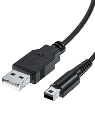 🎮🔌 Kabel für Nintendo 3DS, Mellbree Ladekabel für Nintendo DS | USB A 2.0 Ladekabel 1A schwarz 1 Stück 3.3ft