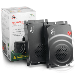 🚗🔋 Gardigo® Marderschreck Marder-Frei Mobil - 2er Set | Batteriebetrieben