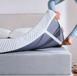 Twirest Matratzentopper 180x200cm mit Gel Topper und Memory Foam Effekt