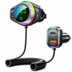 ISEYOU FM Transmitter Auto Bluetooth 5.3 mit Bass Boost & Hi-Fi-Audio 🚗🔊