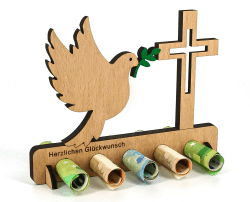 🎁 Geschenkota - Originelle Kommunion Geburtstag Geldgeschenk Holz 🎉