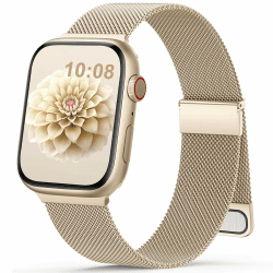 🌟 Armband Kompatibel mit Apple Watch Armband 40mm 41mm 38mm 42mm(Series10) Magnetisch Metall Edelstahl Ersatzarmband Damen Herren