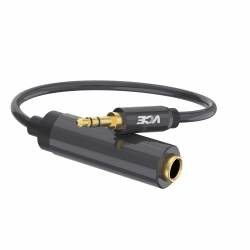 🎧 VCE Klinke Adapter Mikrofon Kopfhörer 3,5mm auf 6,35mm Buchse - 20cm 🎶