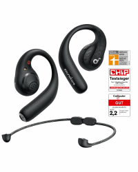 🎧 Soundcore by Anker AeroFit Pro Open-Ear Kopfhörer - 46h Akku - Intensiver Sound LDAC - Bluetooth 5.3