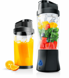 Tragbarer Smoothie Maker mit 6000 mAh Batterie und Leakproof-Lid 🥤🍓
