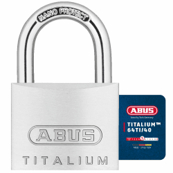 🔒 ABUS Vorhängeschloss Titalium 64TI/40 - Sicher und zuverlässig! 🔒