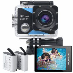 📷 WiFi Action Cam FHD 1080P | Unterwasserkamera bis 30M 🌊📸