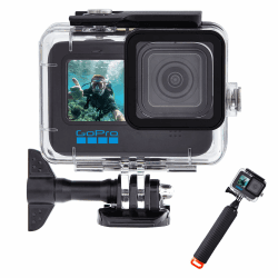 🌊📸 Wasserdichte Schutzhülle für GoPro Hero 9/10/11/12 mit Schwimmendem Handgriff