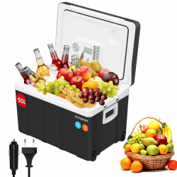 🌞 Sommerangebot! WOLTU Kühlbox Auto 50L Elektrisch 12v 230v 🏖️