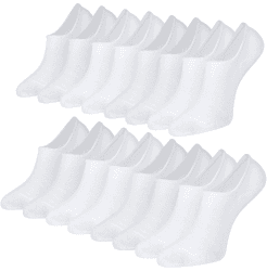🧦 8 Paar Bambus Sneaker Socken für Damen & Herren | Unsichtbare Füßlinge mit Rutschfest Silikon 👟