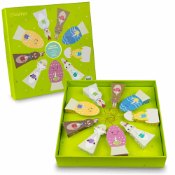 Creano Bio Kräutertee Geschenkset „Niedliche Osterfiguren“ 🐰🌼 - 9 Ostertee Pyramiden-Teebeutel in 9 unterschiedlichen Sorten - 22,5g - NEUHEIT 2025