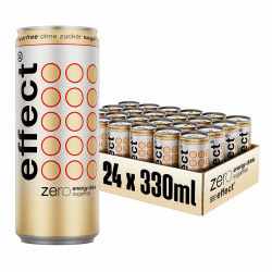 🚀 Angebot: effect Energy Drink ZERO SUGAR – Tray mit 24 x 330 ml Dosen 🥤