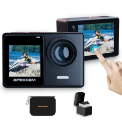 Apexcam 4K 60FPS 24MP Ultra HD Action Cam 📸🌊🏄‍♂️