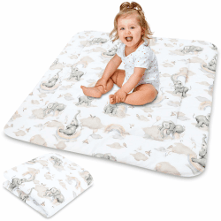 Krabbeldecke Krabbelmatte für Baby 100x100 cm 🎨 Spielmatte für Kinderzimmer 🛡️ - Große faltbare Play Mat 🌿